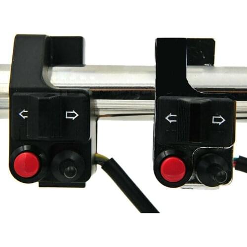 Universal 7/8 Inch 22mm Motorcycle Handlebar Mount Push Button Horn Light Switch 5.8cm x 3.5cm x 2.9cm Motorcycle Accessories