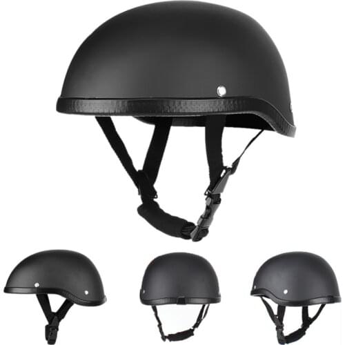 Half Face Vintage Motorcycle Helmet Retro Cascos Chopper Helmet Scooter Open Face Biker Pilot DOT Certification Cafe Racer