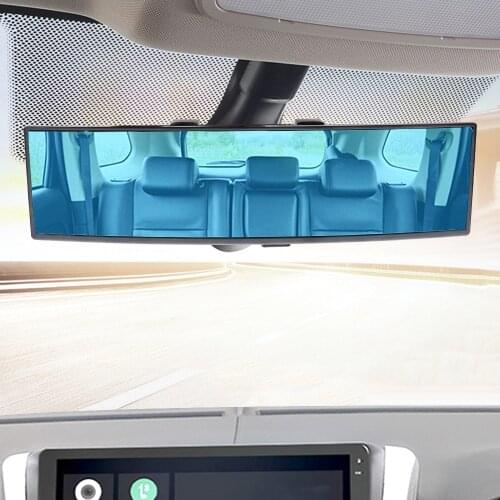 LEEPEE Car Rear View Mirror Baby Rearview Mirror Angle Panoramic 300mm Car Interior Accessories Anti-glare Large Vision