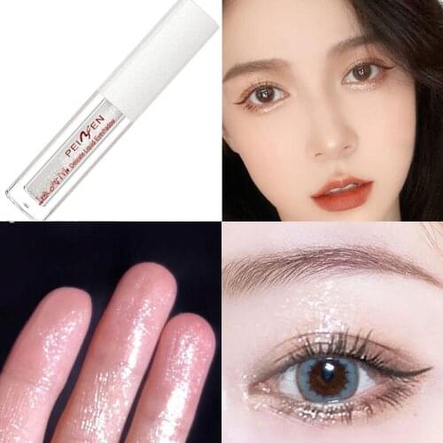 8 Colors Liquid Eye Shadow Brilliant Pearl Light Lying Silkworm Juice Highlight Flash Film Mermaid Eye Shadow Makeup TSLM2