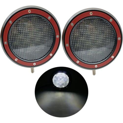 2PCS 5 inch led work light Bar 51W 6000K Spot/Flood beam Offroad fog Drving lights for Jeep Tacoma ATV UTV SUV Truck