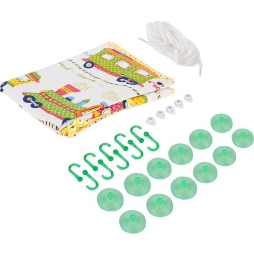 2Pcs Cartoon Car Window Sunshade Curtain Car Telescopic Insulation Curtain (70*50cm) Sunscreen Car Curtains