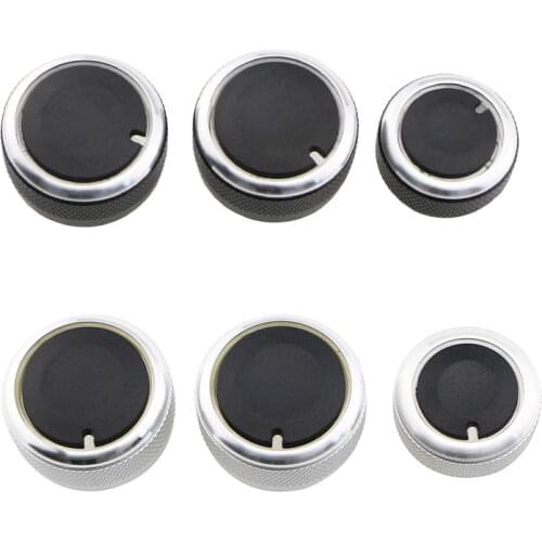 3Pcs/Set Air Condition Heat Control Switch Knob AC Knob for VW Jetta MK6 Bora Golf 5 Tiguan Touran Passta B6 B7 Skoda Octavia