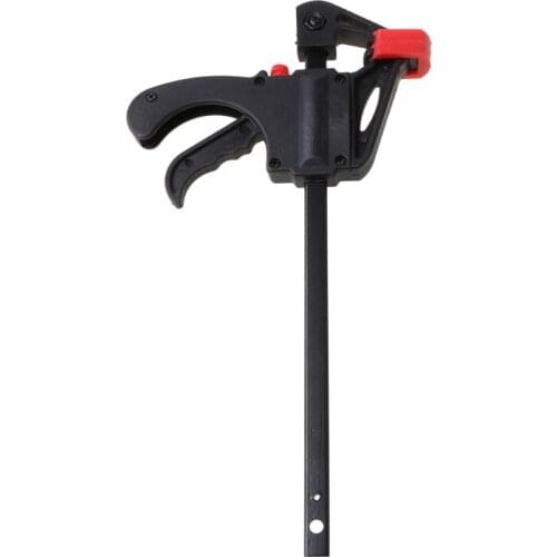 5pcs/set 4/6 Inches F-shaped Fixed Clip Woodworking Metal Board Fast Clamps Spring Carpentry Handle Clamp