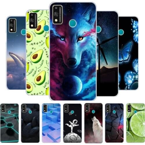 For Honor 9X Lite 2020 Case Honor 9X lite Bumper Silicone TPU Soft Phone Cover For Huawei Honor 9X Lite 9 X 9XLite Cases Cartoon
