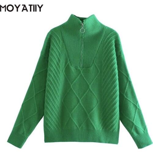 Женские свитера и кардиганы MOYATIIY China At AliExpress