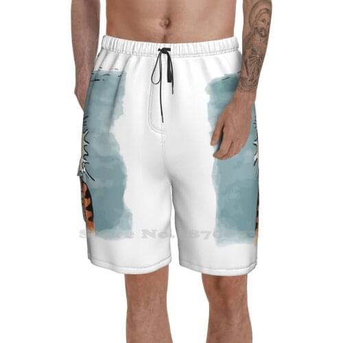 The MenS Sports Beach Swimming Shorts The Adventure Comics 90 90S Comics Adventure