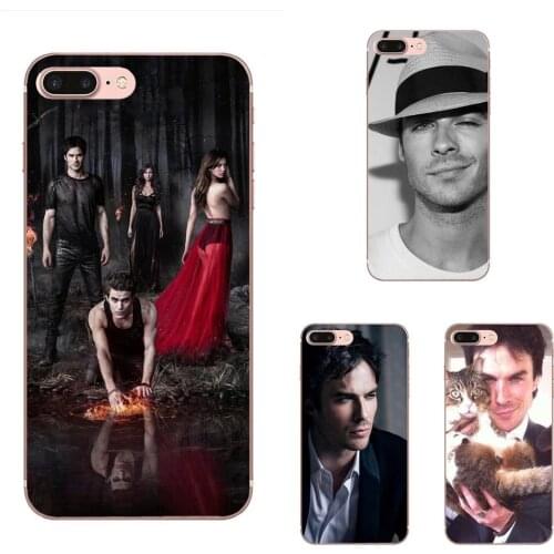 Soft Phone Case Skin Cover For Galaxy A3 A5 A7 A8 A9 A9S On5 On7 Plus Pro Star 2015 2016 2017 2018 Vampire Diaries