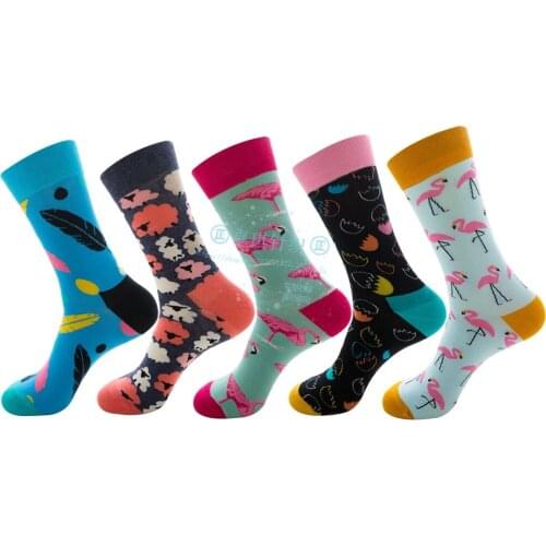 3D Casual Socks Flamingo Women Durable Socks Cute Low Cut Ankle Sock Cartoons Casual Type Teenager Socks