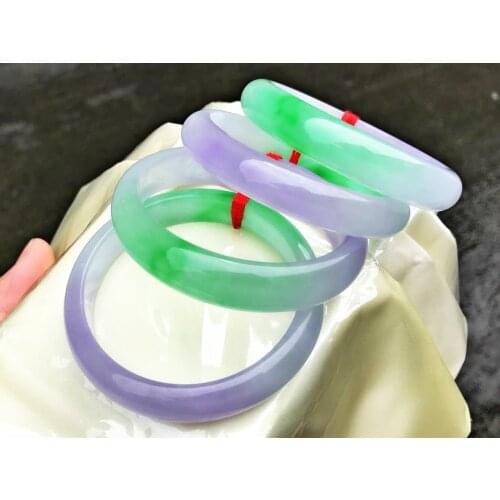 Sweet transparent agate Twist cuff bangle bracelet Violet bangle best gift loves mother lady gift bangles jade jewelry