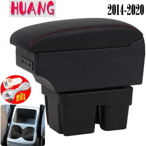 For VW Golf 7 Armrest box Mk7 2014 2015 2016 2017 2018 2020 Interior special Retrofit parts Car Armrest box Center Storage box