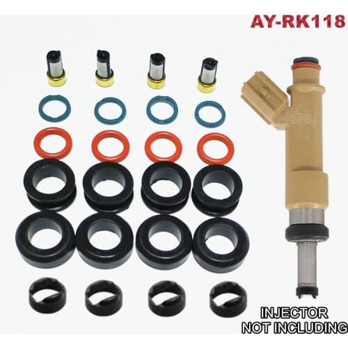 4sets fuel injector repair kit service kits For Toyota prius ZXW30 #23250-37010 (AY-RK118)