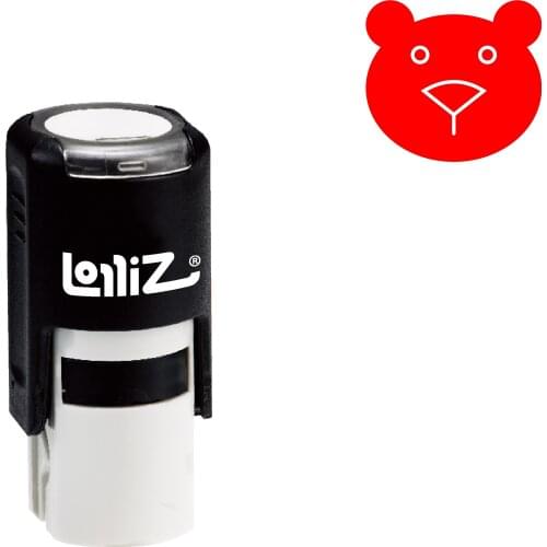 LolliZ Solid Animal Symbol Series Design #59 Self-Inking Rubber Stamp