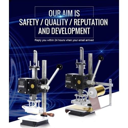 Foil Manual Bronzing for PVC Card leather paper embossing stamping machine