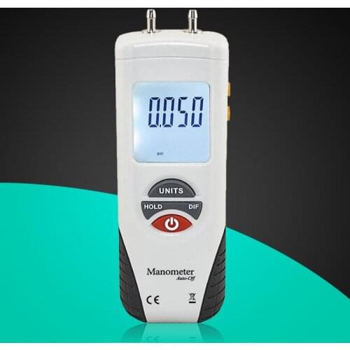 Handheld LCD Digital Differential Pressure Meter Gauge Manometer Air Vacuum Gas Pressure Gauge Meter with Backlight
