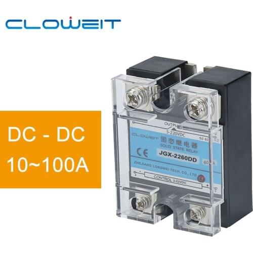 SSR-2540DD 10 TO 100A DC Control DC CE Solid State Relay Input 3-32VDC Output 5-250VDC/5-110VDC/5-60VDC