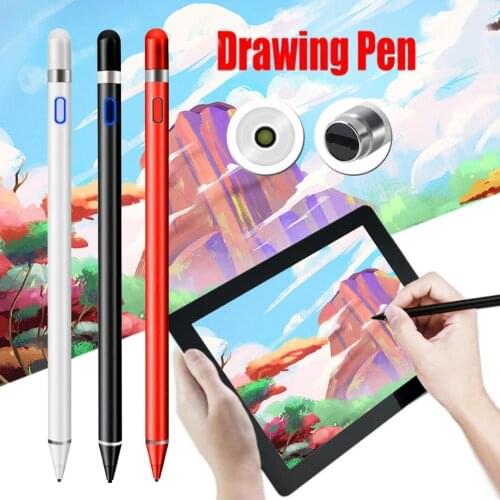 Capacitive Active Screen Stylus Pen Drawing Pen For Iphone iPad Tablet Stylus Pen Compatible For Android Mobile Cell Phone