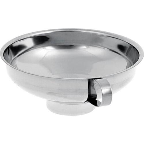 Stainless Steel Wide Mouth Funnel Kitchen Cooking Tools Household Multifunctional Large Diameter Filter Funnel For Oil And Wine