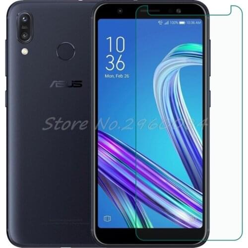 Smartphone Tempered Glass for ASUS ZenFone Max M1 ZB555KL 5.5" Glass 9H Protective Film Screen Protector cover phone