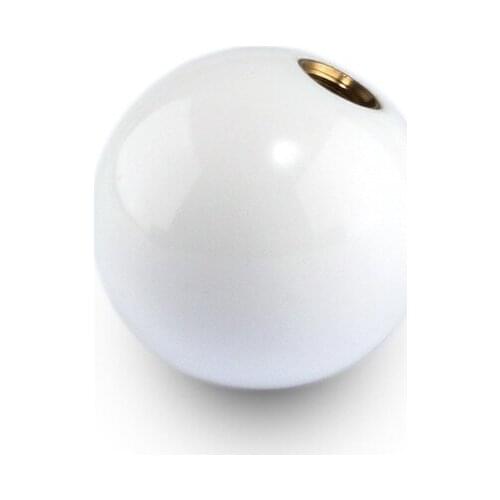 1Pc Car Universal 8*1.25 10*1.25 10*1.5 White Shift Knob Manual Shifter Lever Adapters car accessories styling shifter knobs