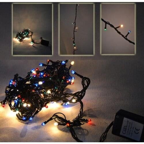 100lü Brass Colorful Light christmas decorations рождественские украшения