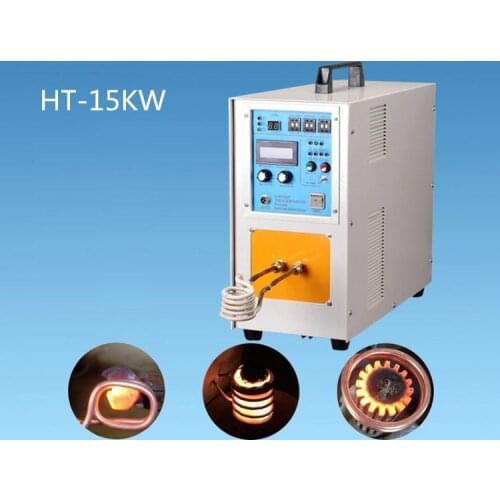 220V 15kw metal smelting furnace High frequency induction heating machine high frequency welding metal quenching equipment