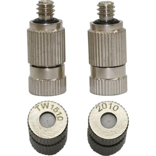 3/16" Male Thread Spray Nozzle Garden Sprinkler Plant Cooling Systeem High Pressure Misting Nozzles Fogging Sprayers 40 Pcs