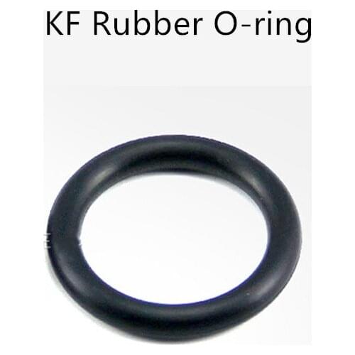 5pcs KF Vacuum Clamp Flange Fitting Rubber O-Ring Black Rubber O Type Sealing Ring for KF10 KF16 KF25 KF40 KF50