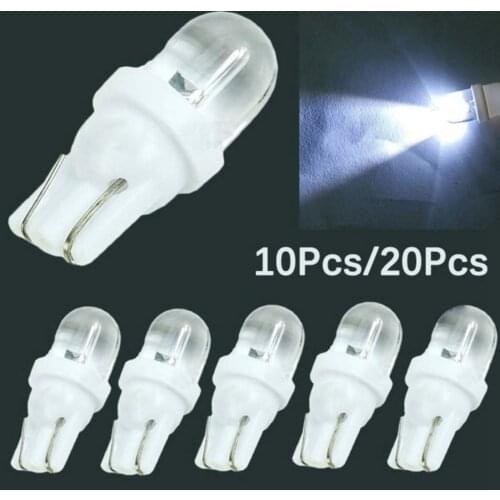 10Pcs/20Pcs T10 12V 5W 194 168 158 W5W 501 White LED Side Car Wedge Light Lamp Bulb Car Side Bulbs Canbus Error Free for Car