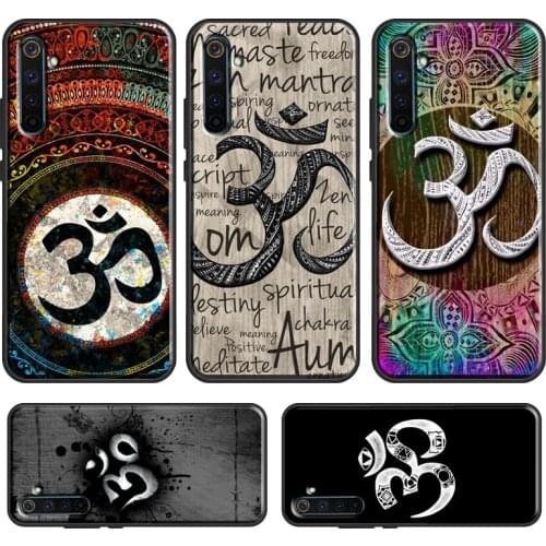 Aum om Namaste Symbol Zen Yoga For OnePlus 9 Pro 8 7T 8T Nord Phone Case For OPPO Realme 8 6 7 Pro Q3 C3 C11 C15 C21 GT