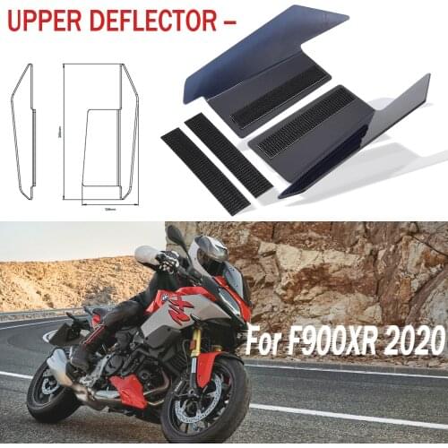 New 2020 2021 Side Windshield Windscreen Wind Deflector For BMW F900XR F 900 XR F900 XR F 900XR Accessories Upper Deflector