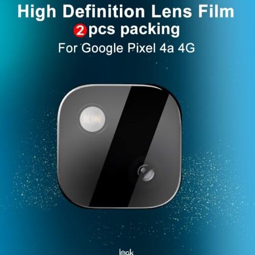 For Google Pixel 4a Tempered Glass Lens Film IMAK Wear Resistant Camera Lens Protective Protector for Google Pixel 4a 4G/5G