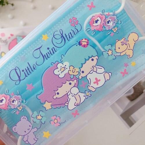 Cute Portable Face Masks Organizer Dustproof Moisture-Proof Cover Holder Mask Storage Seal Box Accessories Face Mask Case