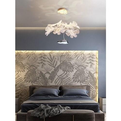 Italian art chandelier, personalized creative bedroom lamp, modern light luxury restaurant lamp, designer decorative lamp