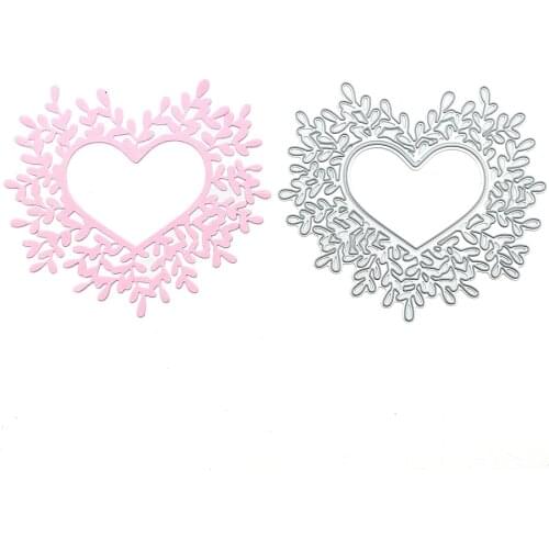Julyarts Branches Heart Lace Slimline Dies Papier Scrapbooking For DIY Scrapbooking Album Paper Card Craft Gift
