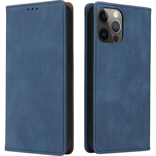 Leather Wallet Case for iPhone 12 Pro Max Mini 11 XS XR X SE 2020 8 7 6 6s Plus 5S 5 Luxury Flip Cover Card Slots Magnetic