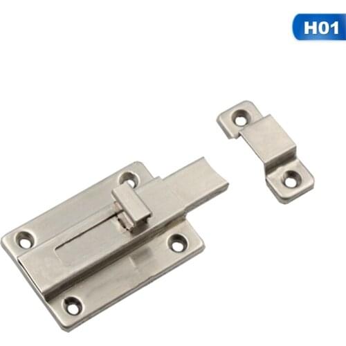Hot 13mm Long Door Lock Slide Bolt Stainless Steel Door Latch Bolt Latch For Bathroom, Toilet, Shed, Bedroom, Furniture