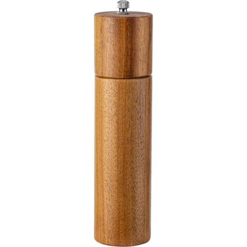Pepper Grinder Household Pepper Sea Salt Pepper Grinder Manual Acacia Grinder Seasoning Bottle Kitchen Tool