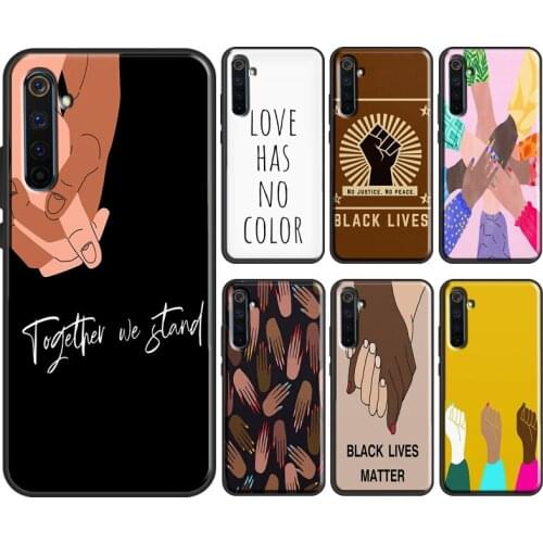 Fashion BLACK LIVES MATTER Case For OnePlus 9 8 7 Pro Nord 7T 8T Coque For OPPO Realme 8 Pro 6 Pro 7 Pro Q3 C3 C11 GT
