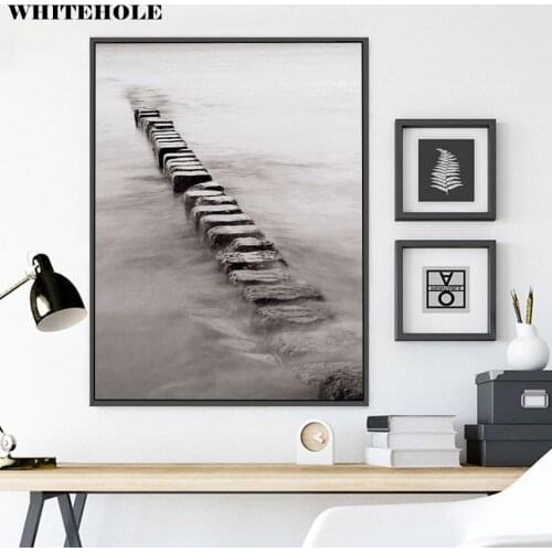 Posters and Prints Wall Art Canvas Painting,Stone Bridge Posters Wall Art Pictures For Living Room Home Decor
