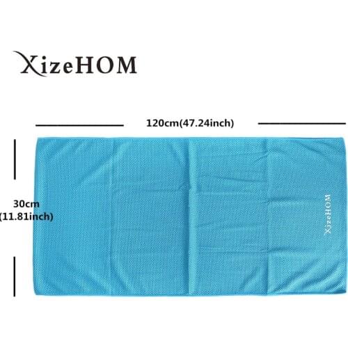 XizeHOM Multicolor 120*30cm Ice Towel Utility Enduring Instant Cooling Towel Heat Relief Reusable Chill Cool Towel Cold towel