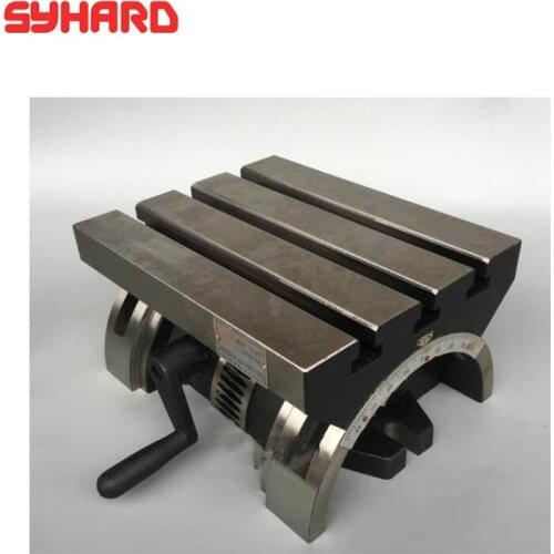 Adjustable Working Table Of Milling Machine Tiltable Angle Scale 12inch 15inch (0-45Degree)