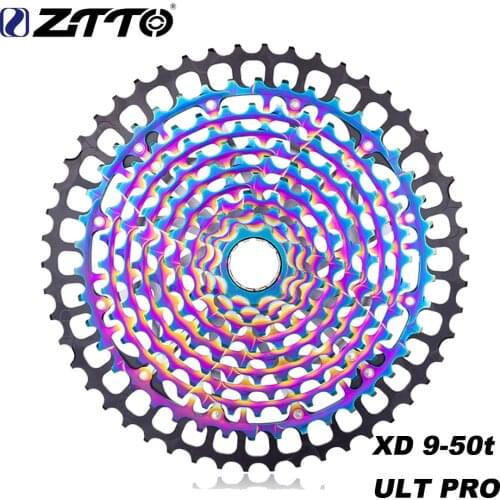 ZTTO MTB 12 Speed xd Cassette Ultimate12S 9-50T /9-46T XD Cassette Mountain bike sprocket Rainbow K7 12V ULT Ultralight sprocket