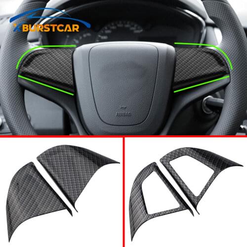 Xburstcar Car Styling Steering Wheel Buttons Protection Cover Trim Sticker Fit for Chevrolet Orlando Accessories