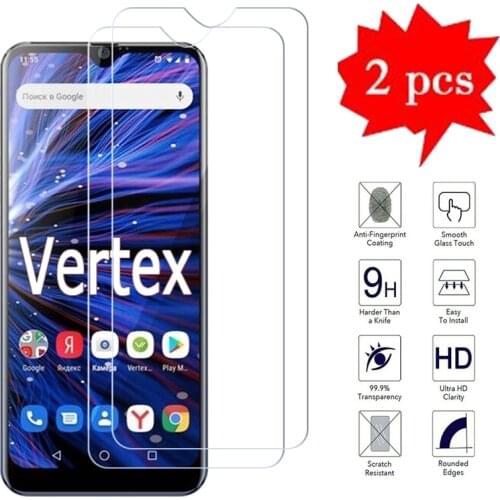 2-1Pcs Cover For Vertex Pro P310 P300 Glass Screen Protection Film On Vertex P310 P300 Pro Phone Explosion Proof Tempered Glass