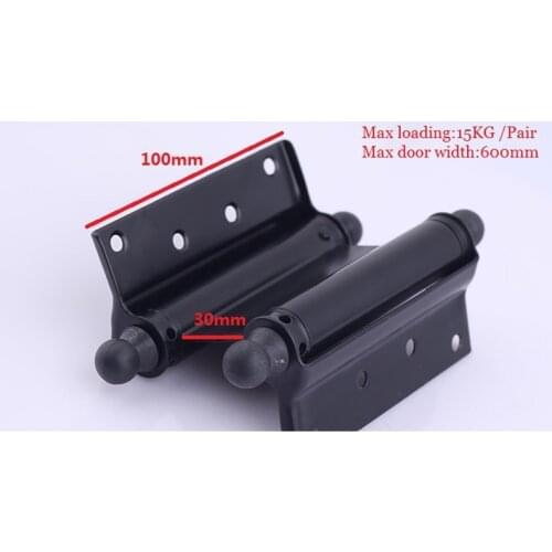 4Pcs Pre SPRING HINGE 4 INCHES for Cafe Saloon Swinging Western Doors Double Sides Acting Self Close Screws