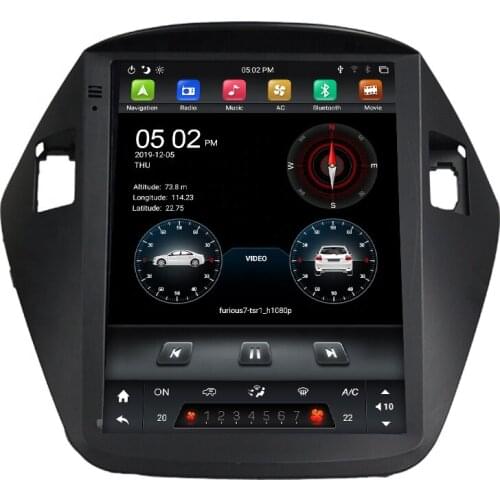 IPS Tesla Vertical screen 9.7" Android 9.0 Car DVD Player for Hyundai IX35 Tuscon 2010-2015 Radio GPS BT 5.0 WIFI Easy Connect