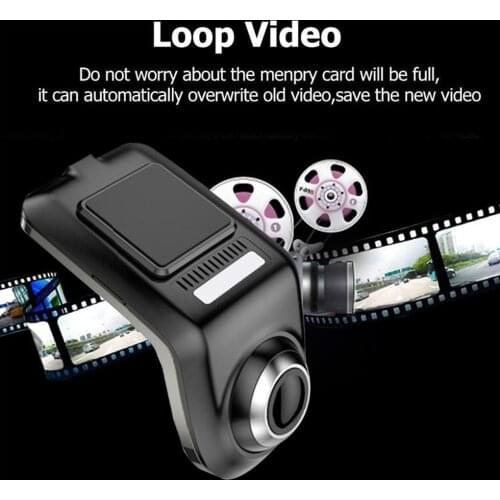 USB Powered Car DVR 1080P Resolution Camera Auto Digital Video Recorder Dash Camera Automotive Accessory
