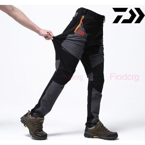 Daiwa Quick Dry Hiking Pants Men Trekking Stretch Waterproof Breathable Trousers Mountain Climbing Fishing 2020 New Arrived