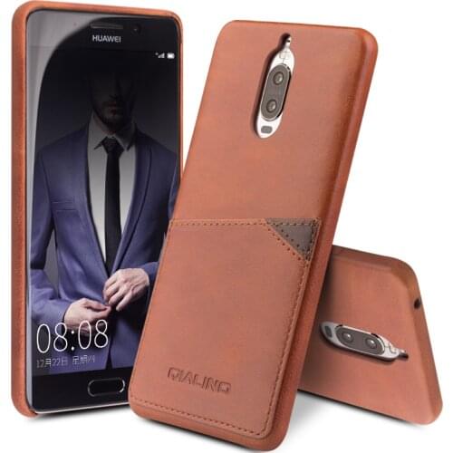 QIALINO Luxury Case for Huawei Ascend Mate 9 Pro Fashion Genuine Leather Phone Cover for Huawei Mate 9 Ultrathin UNBreak Case